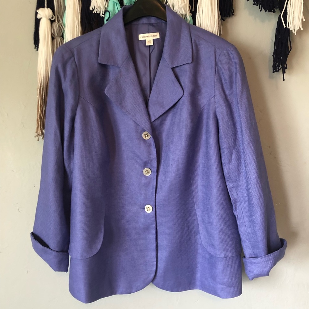 NWT Coldwater Creek - Linen Petal Jacket Blazer